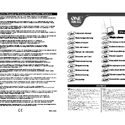 ONE FOR ALL SV9015 Eco Line Indoor Antenna