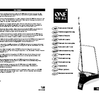 ONE FOR ALL SV9305 Performance Line Indoor Antenna