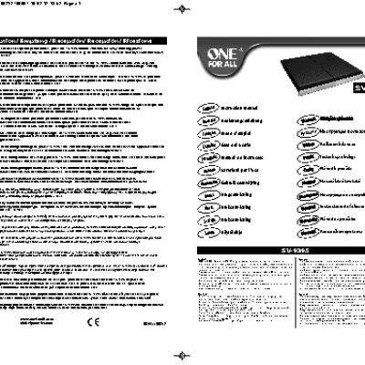 ONE FOR ALL SV9395 Full HD Indoor Antenna