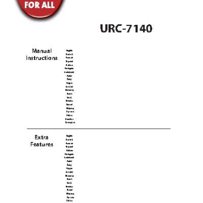 ONE FOR ALL URC7140