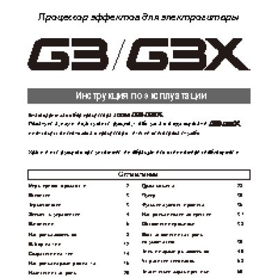 ZOOM G3X