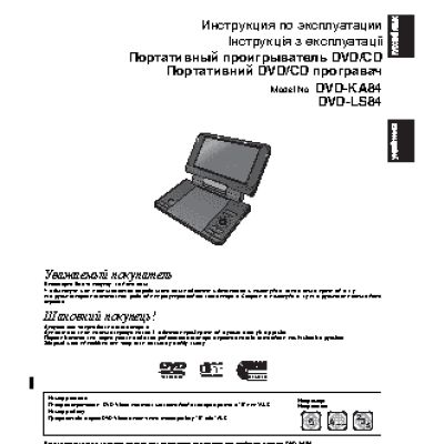 PANASONIC DVD-LS84 EE-K