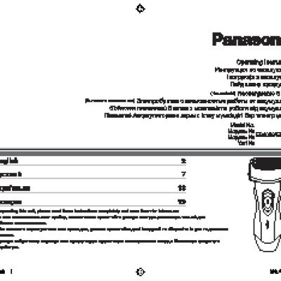 PANASONIC ES-6003