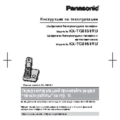 PANASONIC KX-TG8161RUB