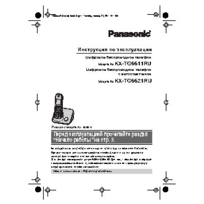 PANASONIC KX-TG 1611 RUH