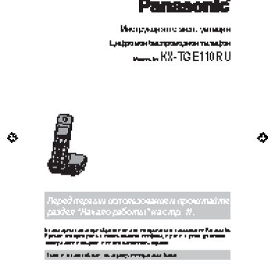 PANASONIC KX-TGE110RUB