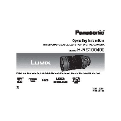 PANASONIC Lumix H-RS100400 Leica DG Vario-Elmar 100-400mm f/4