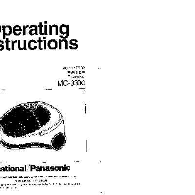 PANASONIC MC-3300