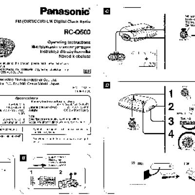 PANASONIC RC-Q500