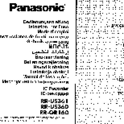 PANASONIC RR-US361