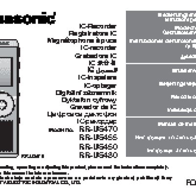 PANASONIC RR-US450E-H