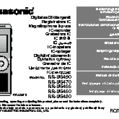 PANASONIC RR-US490 E-K