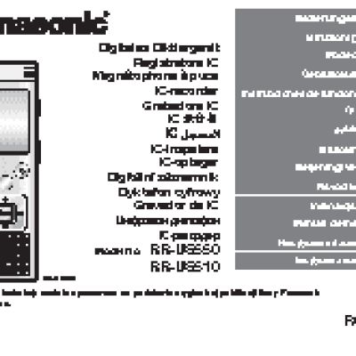PANASONIC RR-US510