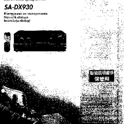 PANASONIC SA-DX930