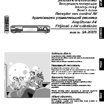 PANASONIC SA-XR70E-S