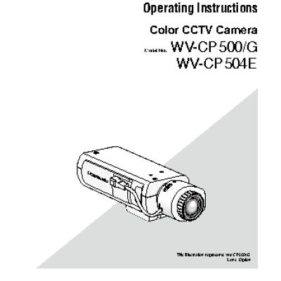 PANASONIC WV-CP500/G