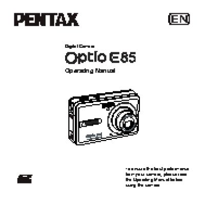 PENTAX Optio E85