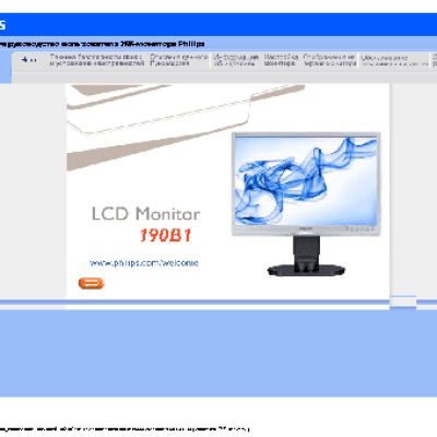 PHILIPS Brilliance 190B1CS/00