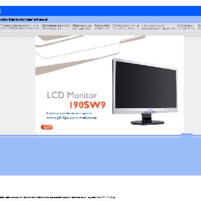 PHILIPS Philips 190SW9FS/00