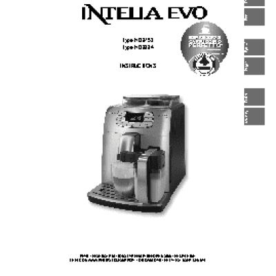 SAECO HD8884 Intelia Evo