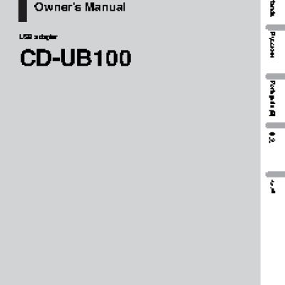 PIONEER CD-UB100