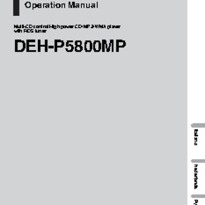 PIONEER DEH-P5800MP
