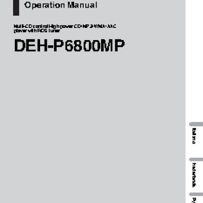 PIONEER DEH-P6800MP