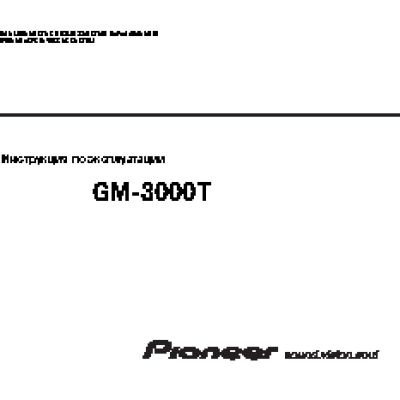 PIONEER GM-3000T