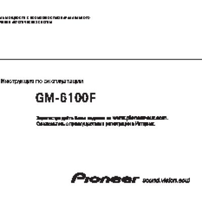 PIONEER GM-6100F