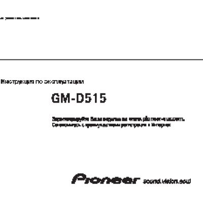 PIONEER GM-D515