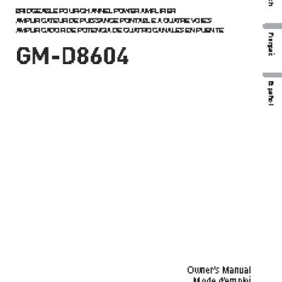 PIONEER GM-D8604