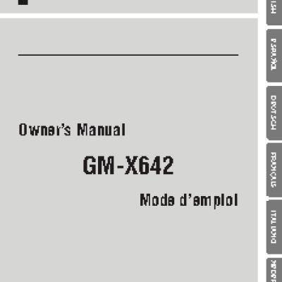 PIONEER GM-X642