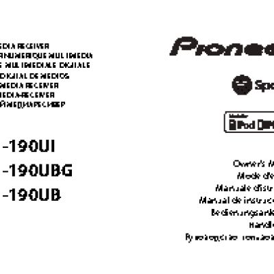 PIONEER MVH-190UB