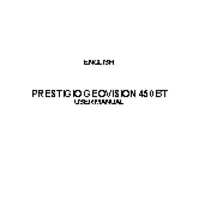 PRESTIGIO GeoVision 450 BT