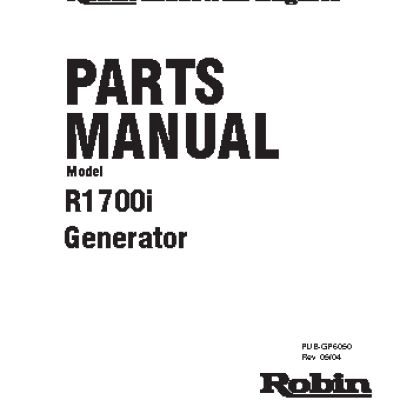 ROBIN SUBARU R1700i/60Hz