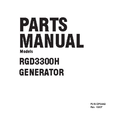ROBIN SUBARU RGD3300N/60Hz