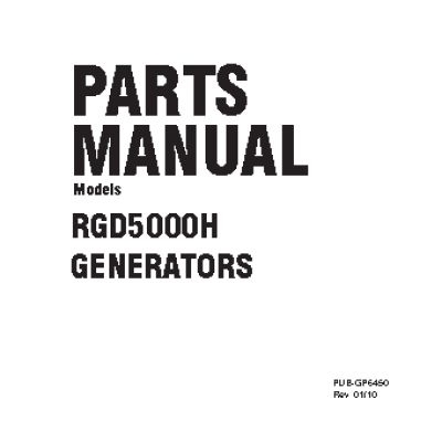 ROBIN SUBARU RGD5000/60Hz (400В)