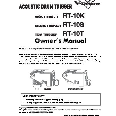 ROLAND RT-10K Kick Trigger