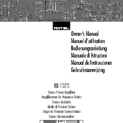 ROTEL RB-1070