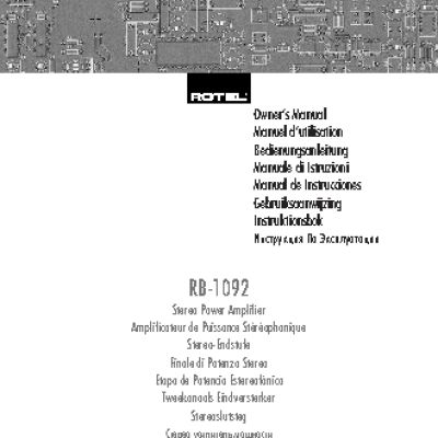 ROTEL RB-1092