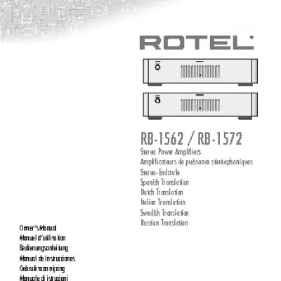 ROTEL RB-1562