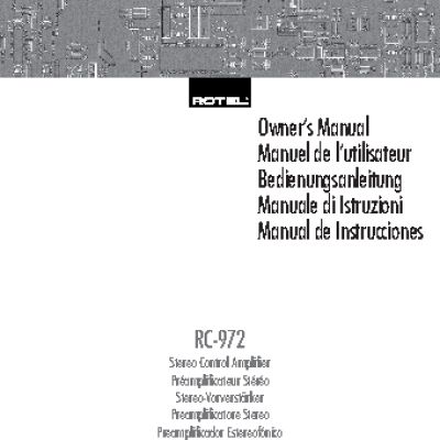 ROTEL RC972