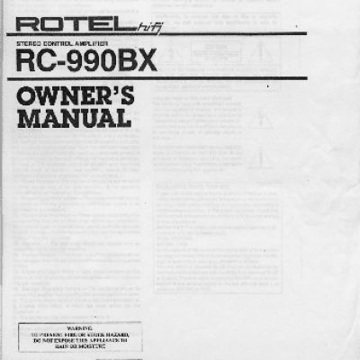 ROTEL RC990BX