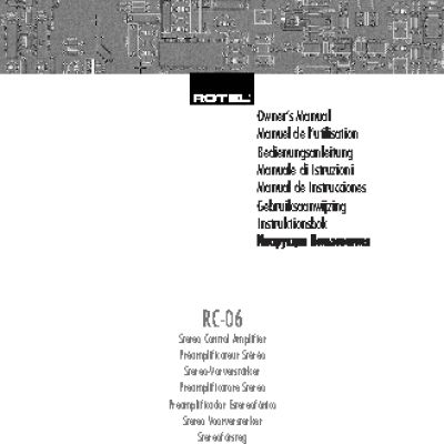 ROTEL RC-06