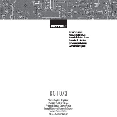 ROTEL RC-1070