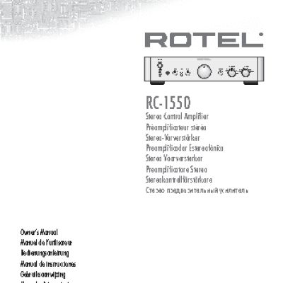 ROTEL RC-1550
