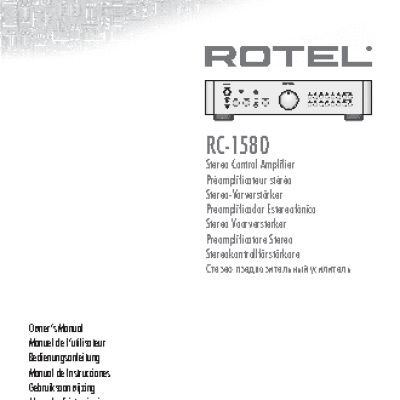 ROTEL RC-1580