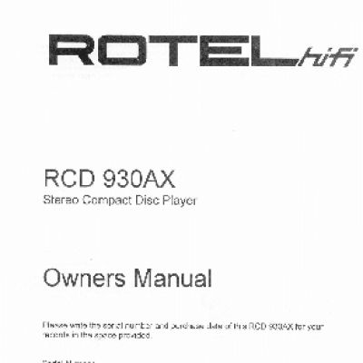 ROTEL RCD930AX