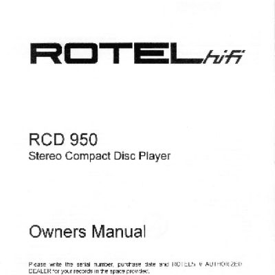 ROTEL RCD950