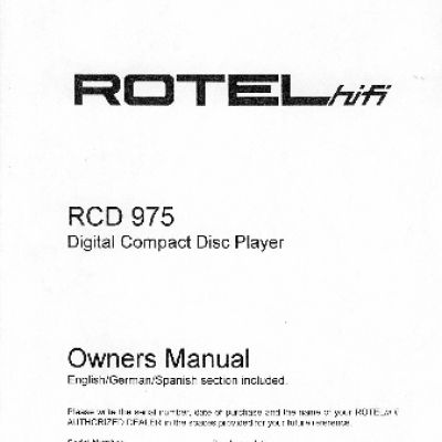 ROTEL RCD975